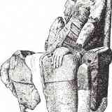 Click para ampliar. Dama sentada de Verdolay (Murcia)